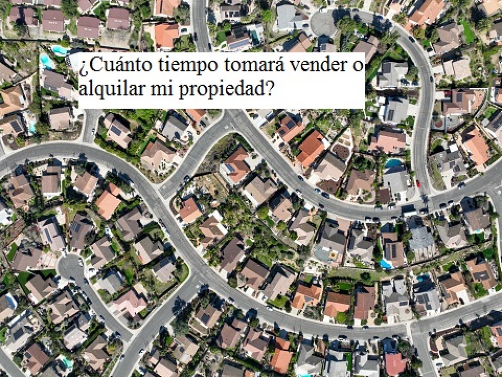 ¿Cuánto tiempo tomará vender o alquilar mi propiedad?