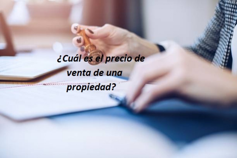 ¿Cuál es el precio de venta de una propiedad?