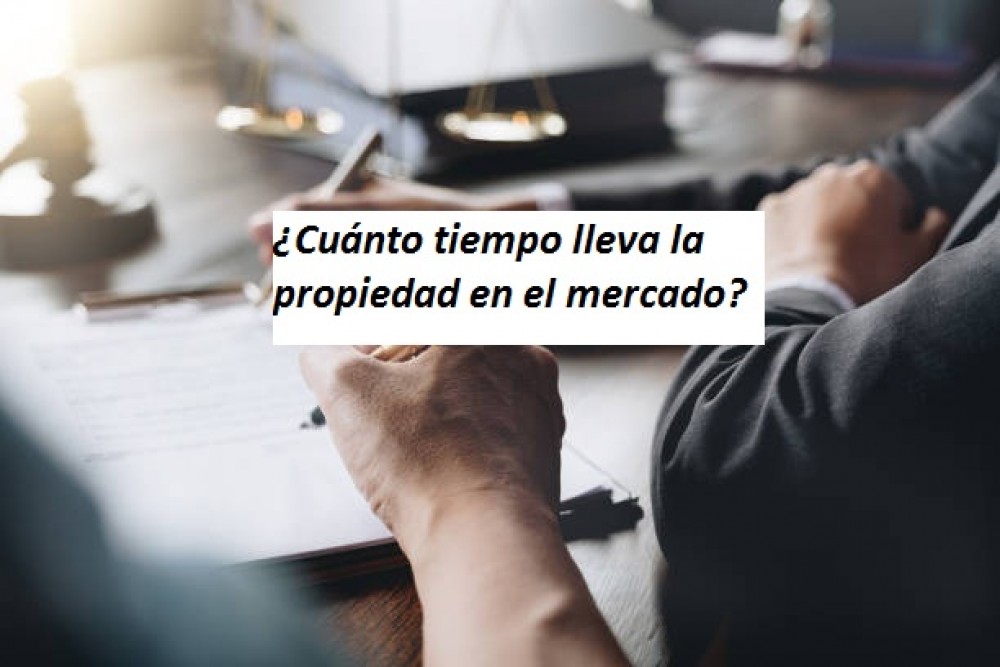 ¿Cuánto tiempo lleva la propiedad en el mercado?