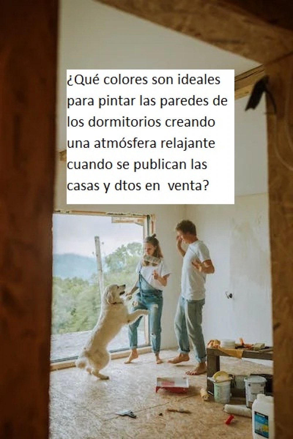 ¿Qué colores son ideales para pintar las paredes de los dormitorios creando una atmósfera relajante cuando se publican las casas y dtos en  venta?