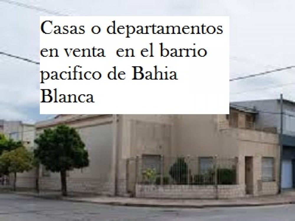 Si estas buscando comprar casas o departamentos en el barrio  pacifico de Bahia Blanca tenes que saber la historia de su club 