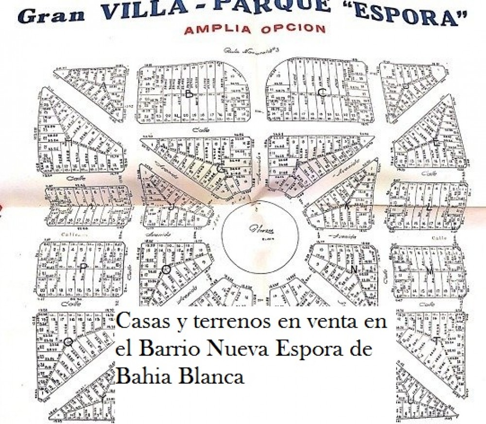 Si buscas casas y terrenos en venta en el Barrio Nueva Espora de Bahia Blanca debes conocer sus inicios 