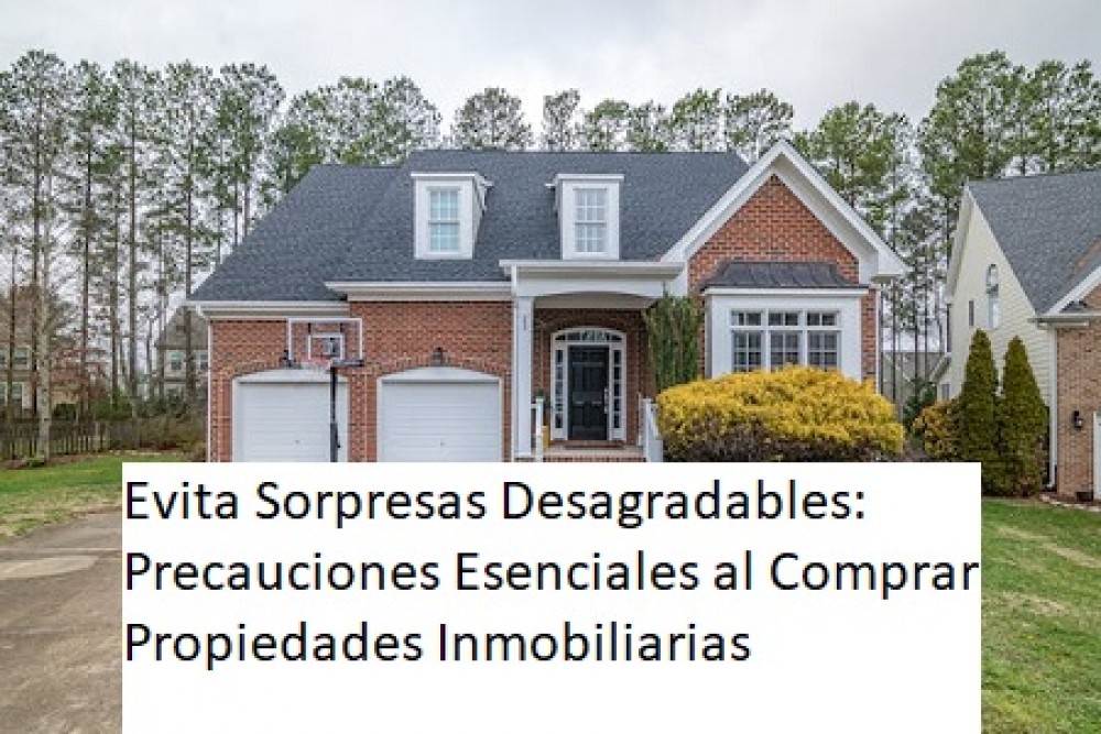 Evita Sorpresas Desagradables: Precauciones Esenciales al Comprar Propiedades Inmobiliarias