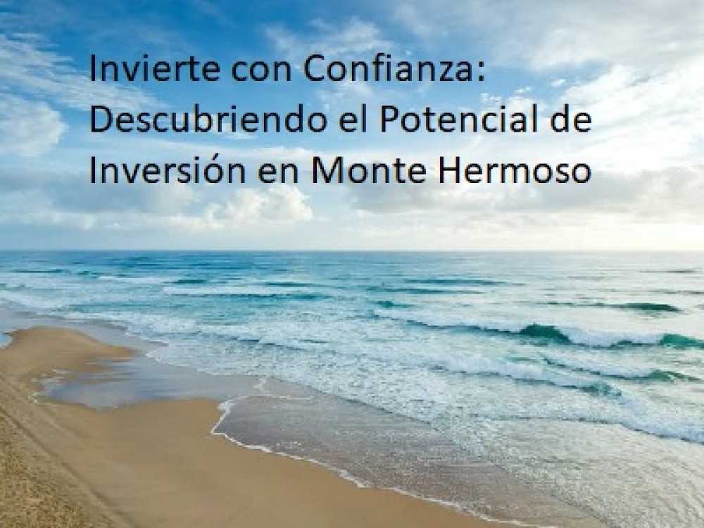 Invierte con Confianza: Descubriendo el Potencial de Inversión en Monte Hermoso