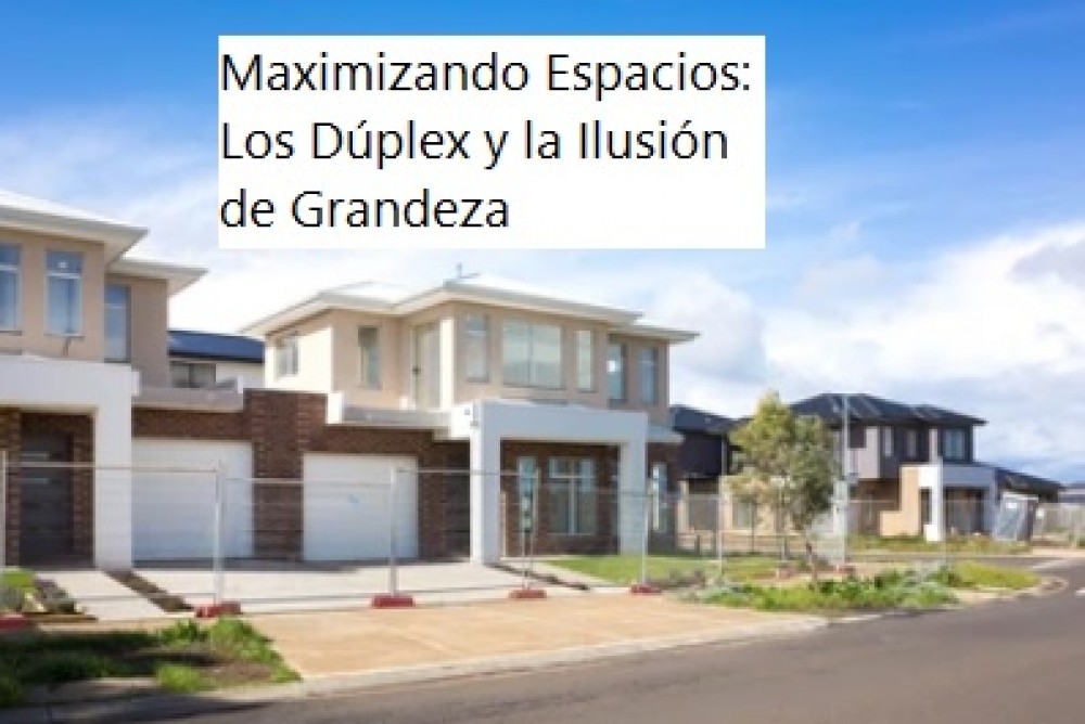 Maximizando Espacios: Los Dúplex y la Ilusión de Grandeza