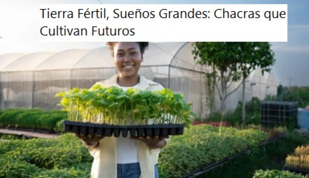 Tierra Fértil, Sueños Grandes: Chacras que Cultivan Futuros