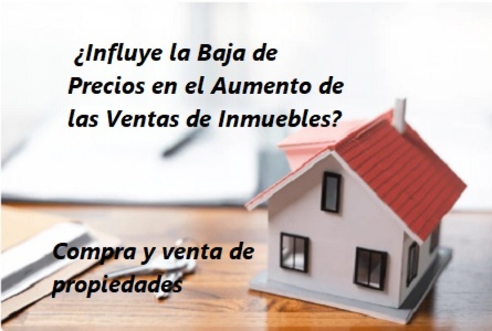 Compra y venta de propiedades . ¿Influye la Baja de Precios en el Aumento de las Ventas de Inmuebles?