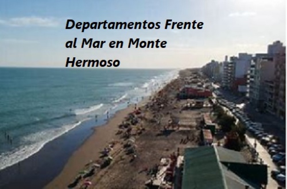 Departamentos Frente al Mar en Monte Hermoso