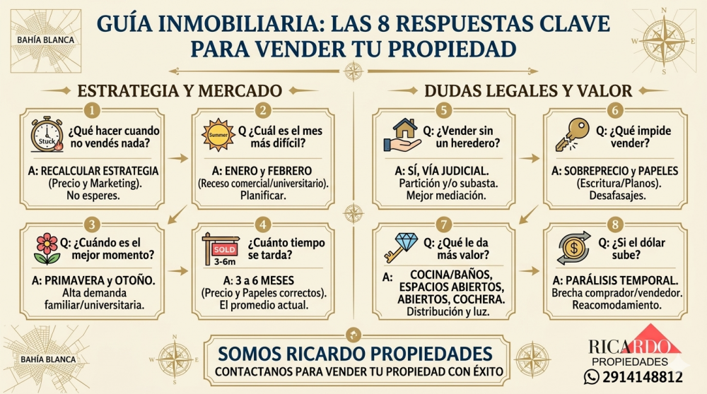 Guía Inmobiliaria en Bahía Blanca: Respuestas Clave para Vender tu Propiedad con Éxito