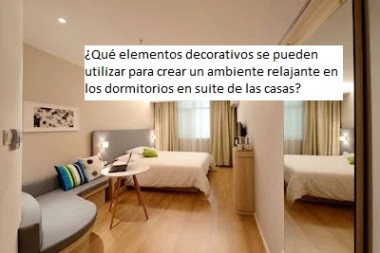 ¿Qué elementos decorativos se pueden utilizar para crear un ambiente relajante en los dormitorios en suite de las casas en venta en bahía blanca  o Monte hermoso?