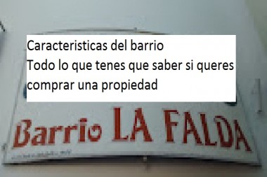 Caracteristicas si estas buscando comprar una casa en el barrio la falda de bahia blanca 