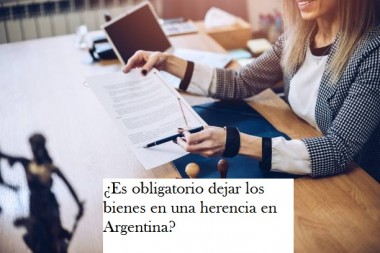 ¿Es obligatorio dejar los bienes en una herencia en Argentina?