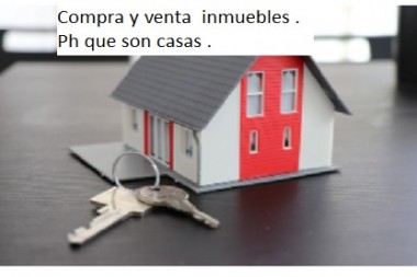 Compra y venta  inmuebles . Ph que son casas . 