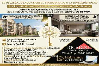 Departamentos en venta en Bahia Blanca 