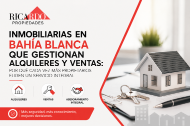 Prefiero inmobiliarias en Bahía Blanca que gestionen alquileres y venta