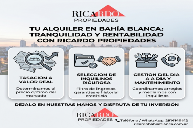 Administración de alquileres inmobiliarios en Bahía Blanca: ¿Qué servicios justifican el cobro del 7% al 10% mensual?