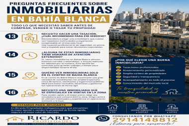 inmobiliarias en Bahía Blanca: preguntas frecuentes para compradores y vendedores